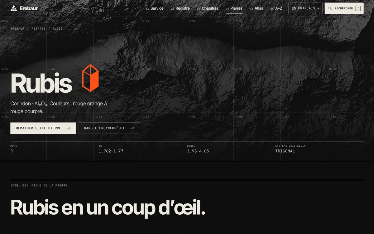 Haut de la page Rubis d’erebaur.com en français